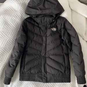 The North Face down bomber coat